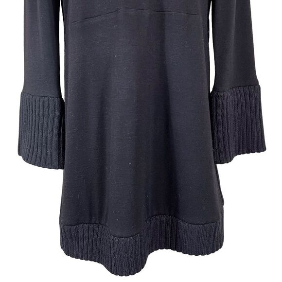 Alice + Olivia Black Wool Sweater Dress - Picture 3 of 10